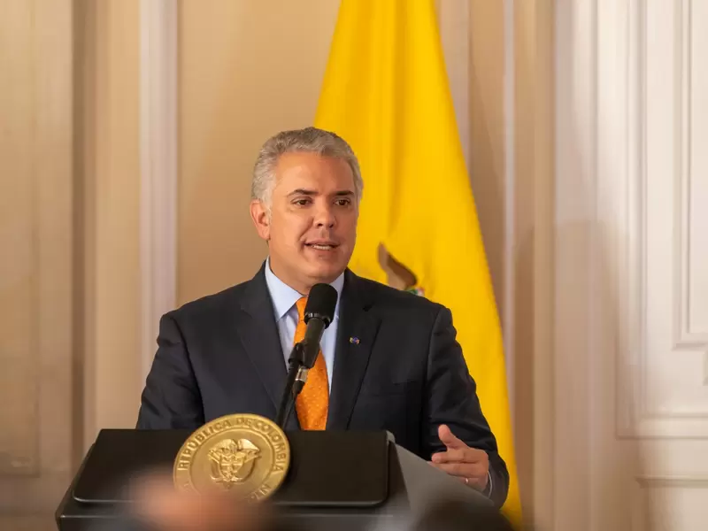 El presidente Iván Duque