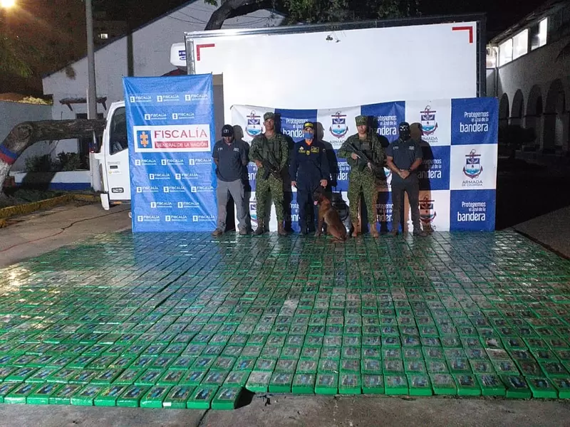 Autoridades incautaron más de 1.2 toneladas de cocaína en Cartagena