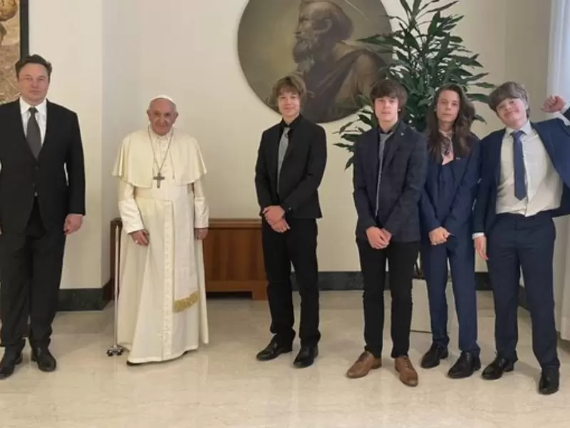 Visita de Elon Musk al papa Francisco Visita de Elon Musk al papa Francisco