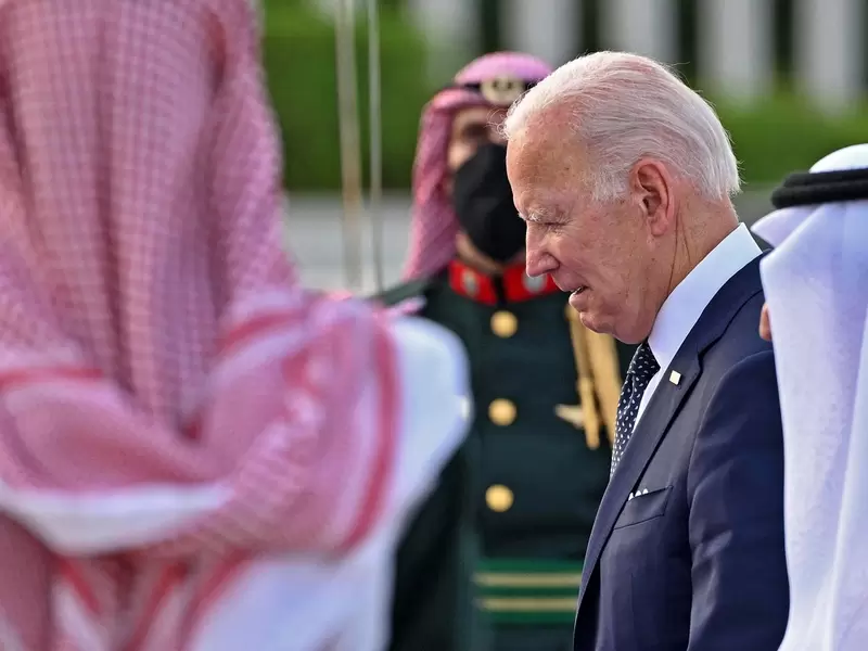 Joe Biden de visita en Arabia Saudita