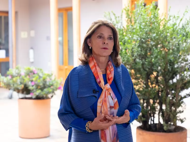 La vicepresidenta y Canciller Marta Lucía Ramírez