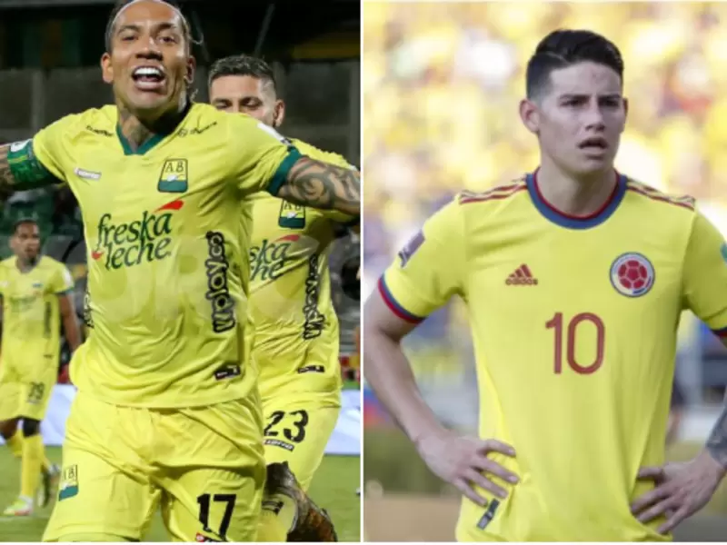 Dayro Moreno y James Rodríguez Dayro Moreno y James Rodríguez