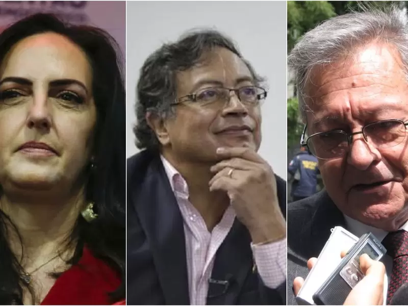 María Fernanda Cabal, Gustavo Petro y Arias Cabrales