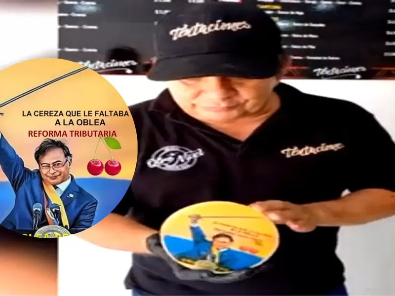 Oblea Petro en Floridablanca