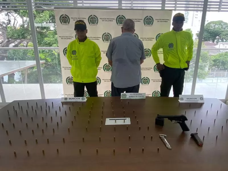 Capturado un hombre que portaba un arma de la Segunda Guerra Mundial en Cartagena