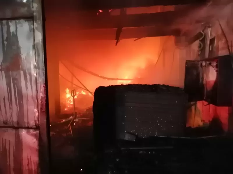 Incendio den bodega de La Estrella, Antioquia