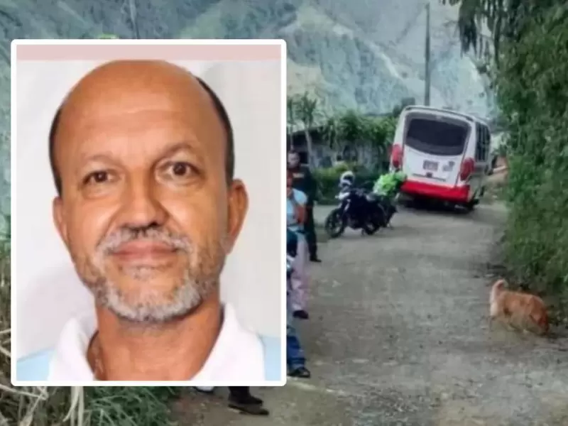 Conductor asesinado al interior de en bus en Santa Bárbara, Antioquia.