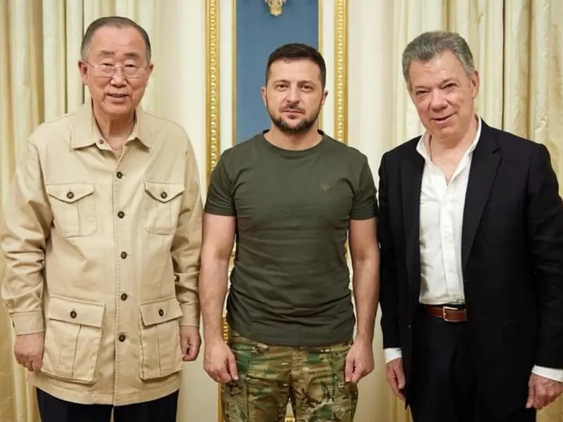Santos y Zelensky