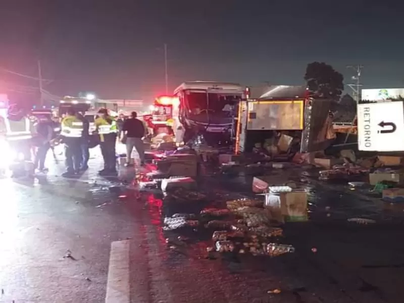 Accidente en vía Bogotá- Mosquera