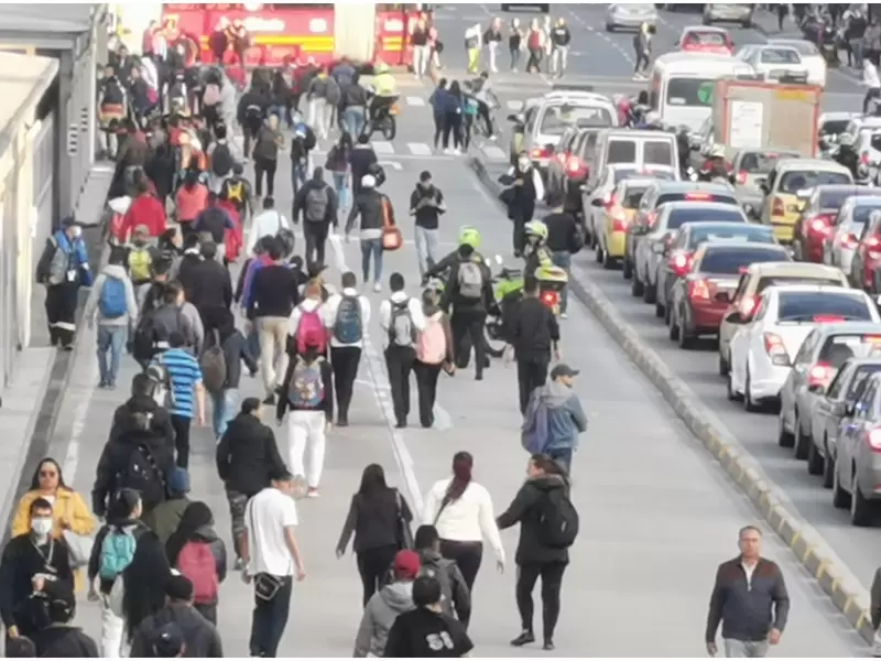 Protestas en la calle 26- imagen de referenci, no corresponde a los hechos Protestas en la calle 26