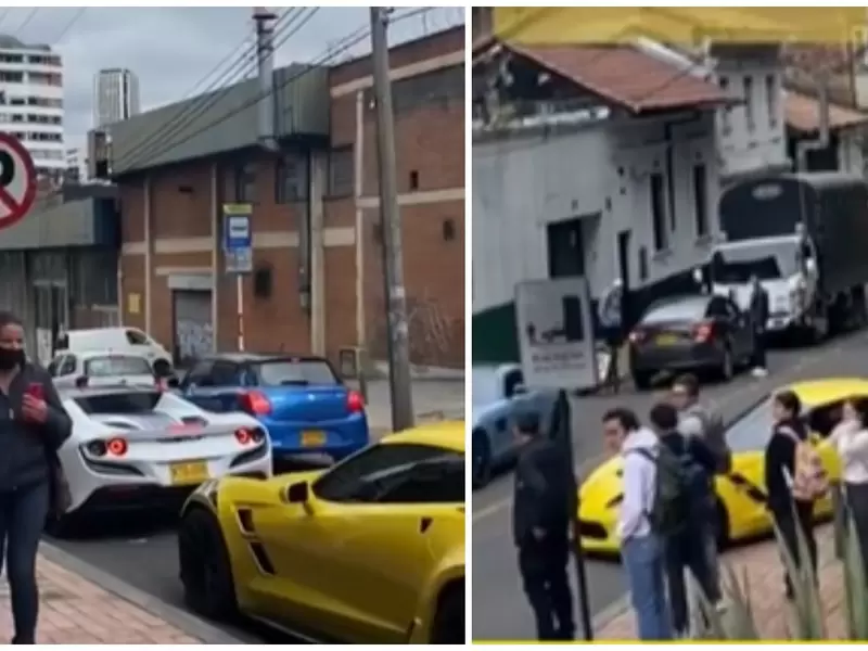 Universitarios llegan en lujosos carros a estudiar en Bogotá: videos Universitarios llegan en lujosos carros a estudiar en Bogotá: videos