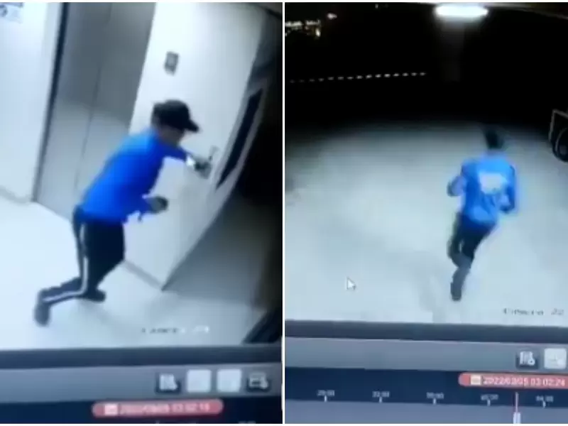 Celador es captado hablando con un fantasma Celador es captado hablando con un fantasma