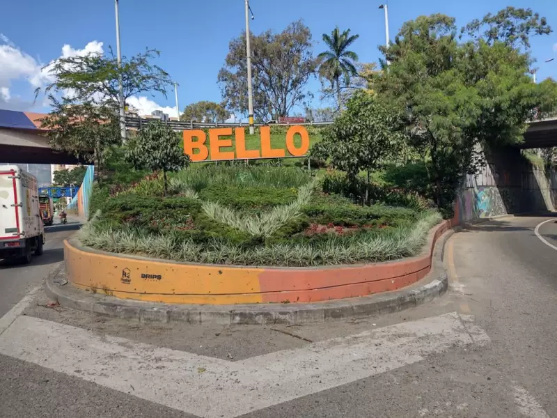 letrero de bello