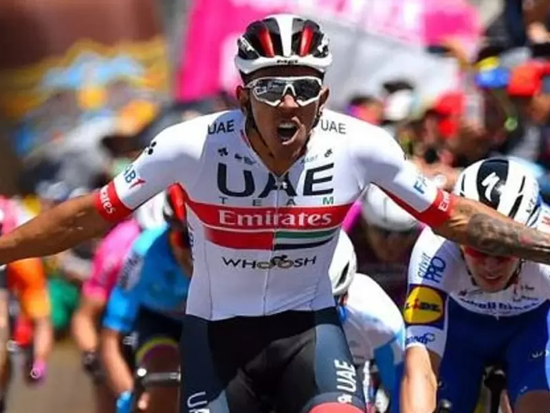 Juan Sebastian Molano, Campeon etapa 21 Vuelta a España.jpg