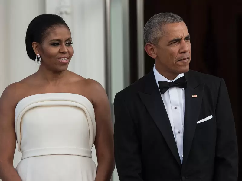 Michelle Obama y Barack Obama