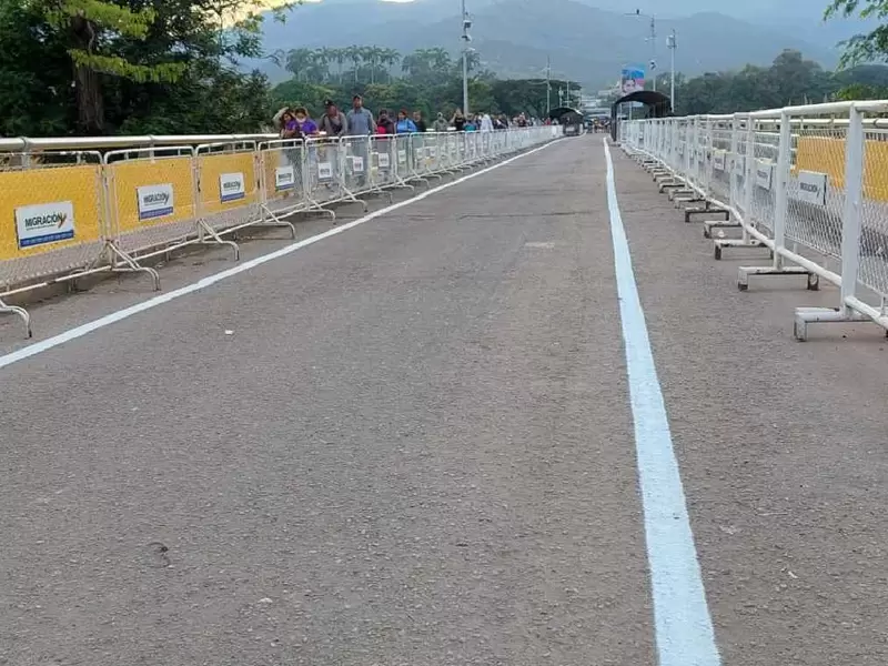 Puente internacional Simón Bolívar frontera con Venezuela