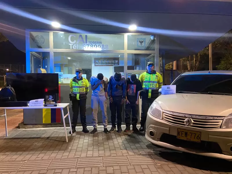 Capturan banda de 'apartamenteros' en Bogotá