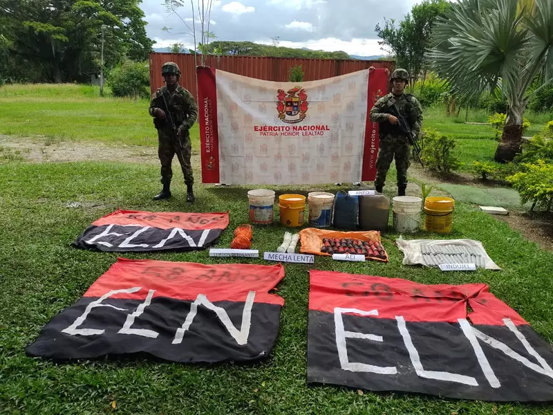 Explosivos ELN Valle del Cauca