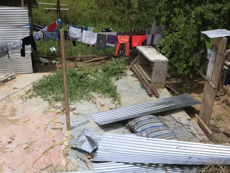 Más de 230 viviendas fueron afectadas por un vendaval en Puerto Nare, Antioquia