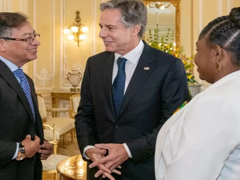Antony Blinken en reunión con Gustavo Petro Antony Blinken en reunión con Gustavo Petro
