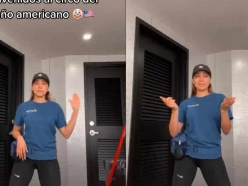 Betzabet Leon se volvió viral por hablar mal de Estados Unidos