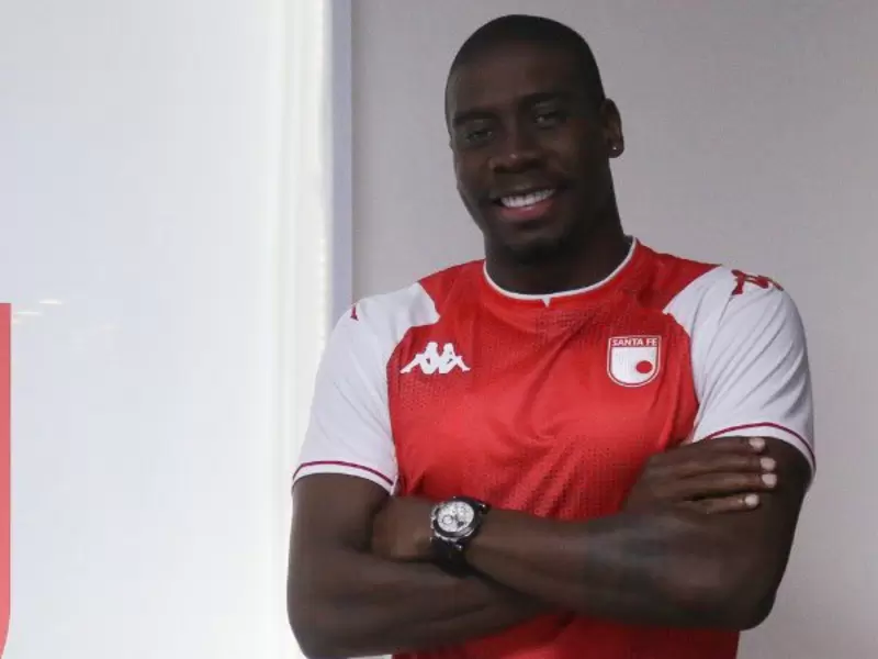 Geisson Perea, jugador de Independiente Santa Fe