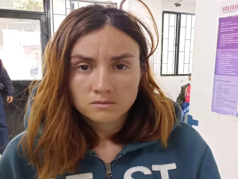 Mujer perdida en el norte de Bogotá