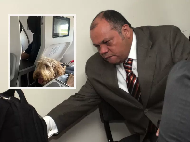 Padre de Luis Andrés Colmenares enfrenta a mujer que viajó con perro Padre de Luis Andrés Colmenares enfrenta a mujer que viajó con perro