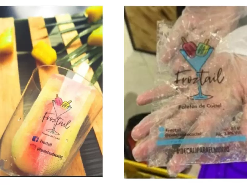 Paletas de licor.