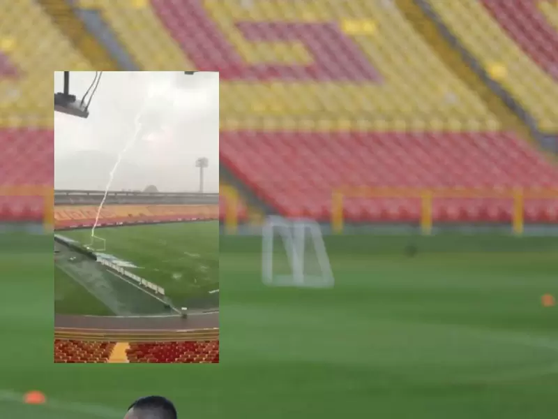 Rayo en El Campín: tormenta eléctrica en Bogotá Rayo en El Campín: tormenta eléctrica en Bogotá