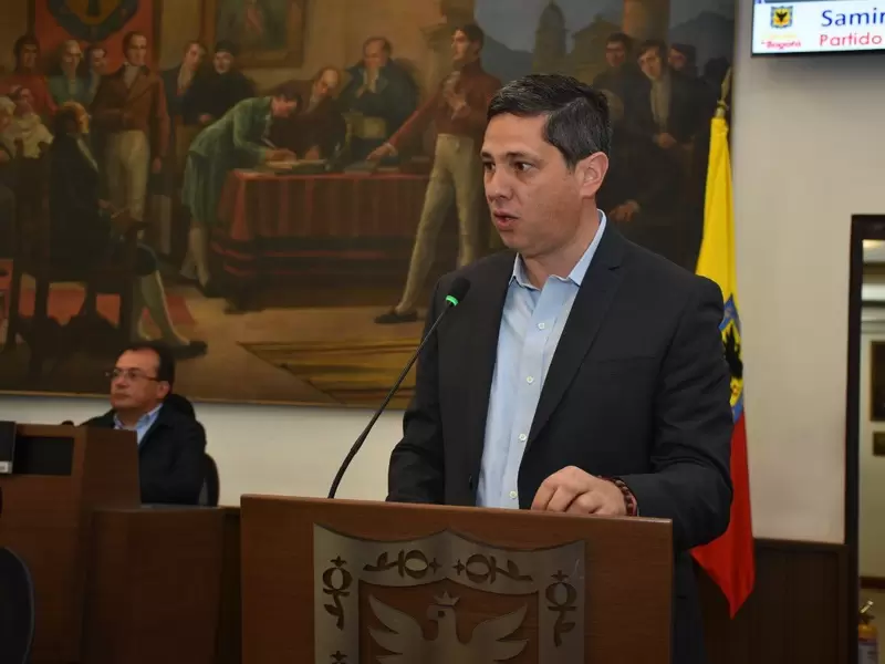 Samir Abisambra, presidente del Concejo de Bogotá