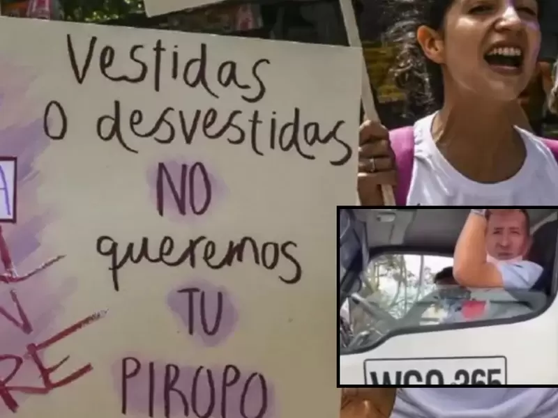Mujer confrontó a conductor que la 'piropeó' en Bogotá