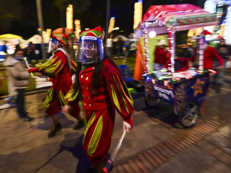 Celebración de la Navidad en Bogotá
