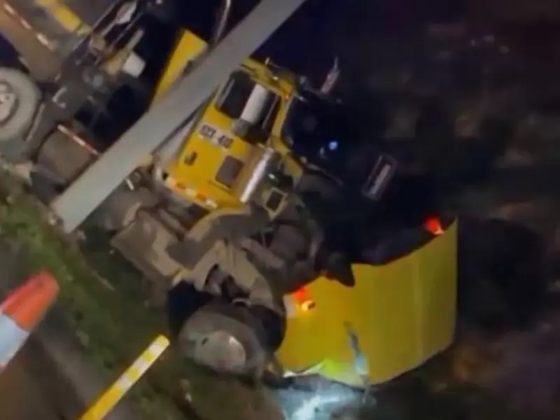 Accidente en el peaje Chusacá