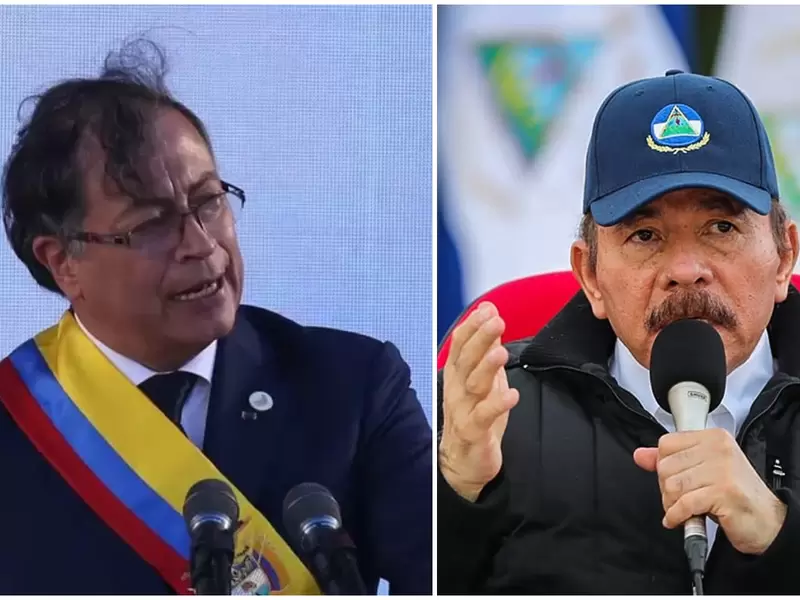 Gustavo Petro y Daniel Ortega Gustavo Petro y Daniel Ortega