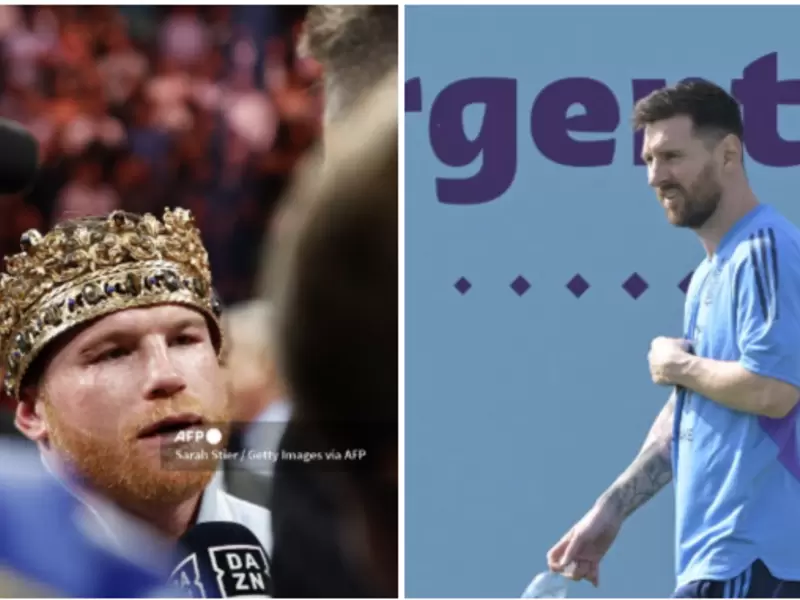 Canelo Álvarez y Messi Canelo Álvarez y Messi