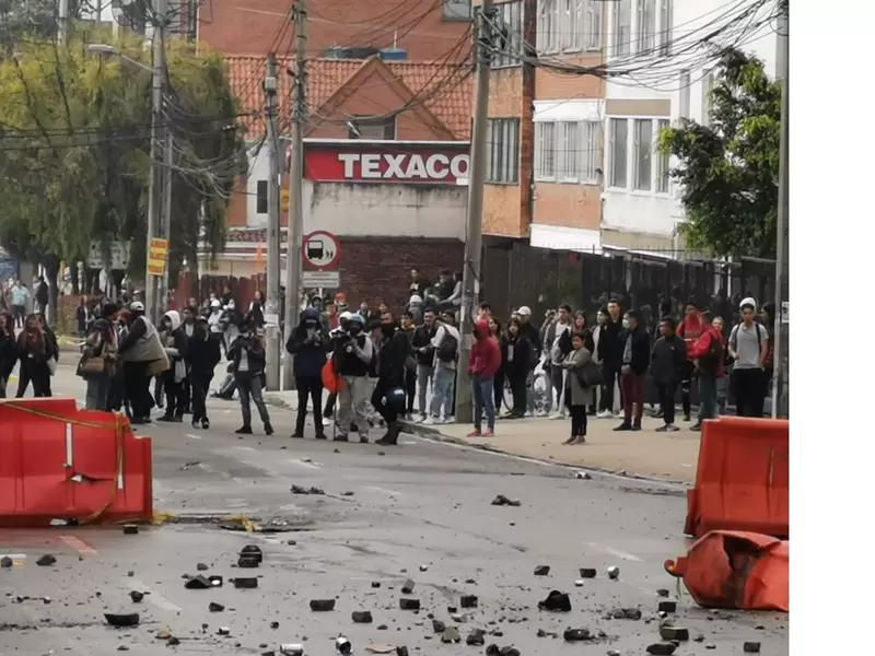 Un bus del SITP fue blanco de los delincuentes