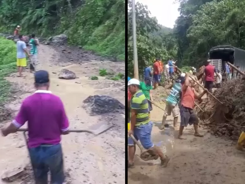 Emergencias por lluvias en corregimiento de Girón