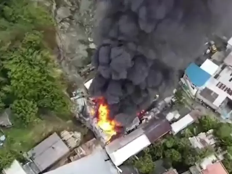 Incendio en Copacabana