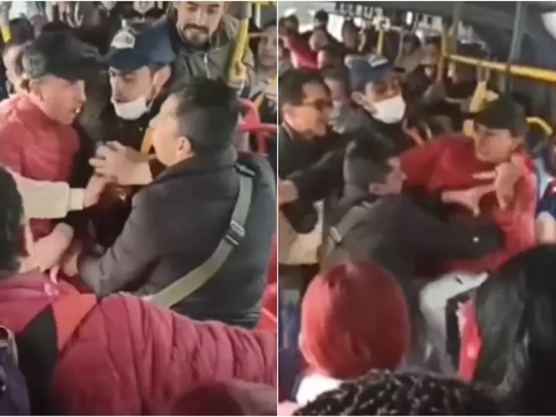 Intento de homicidio en Transmilenio Intento de homicidio en Transmilenio