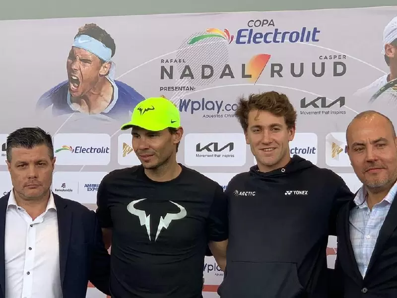 Casper Ruud y Rafael Nadal