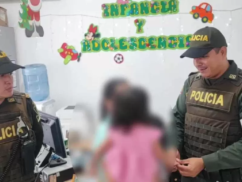 Policía rescató menor de edad