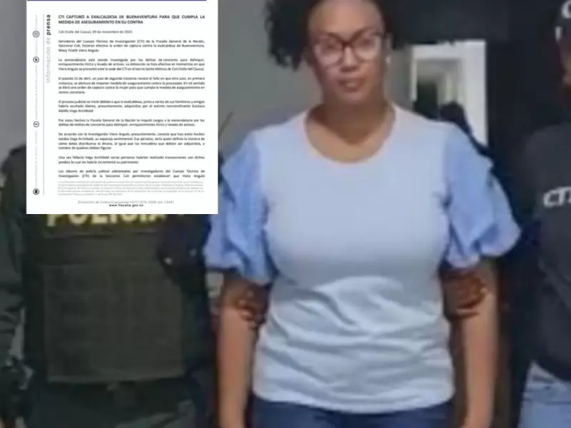 Señalada de delitos relacionados con narcotráfico