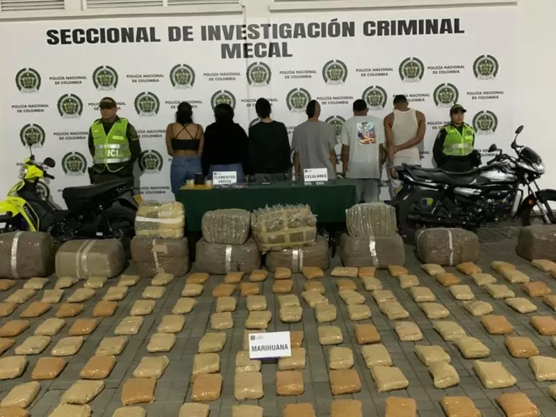 Se capturaron seis personas