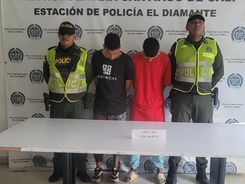 Presuntos ladrones Bonilla Aragón Cali