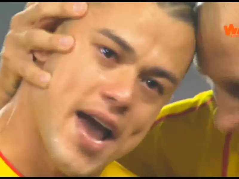 Jugadores del Pereira lloran cantando el himno en la final: VIDEO Jugadores del Pereira lloran cantando el himno en la final: VIDEO