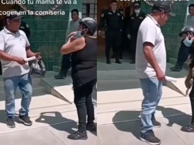 Hombre fue recibido a correazos al salir de la cárcel