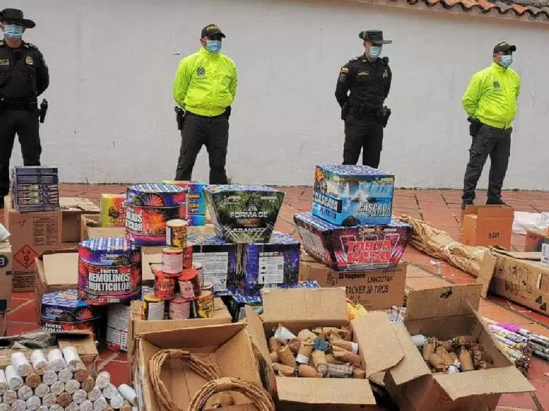 Incautan pólvora en Cúcuta
