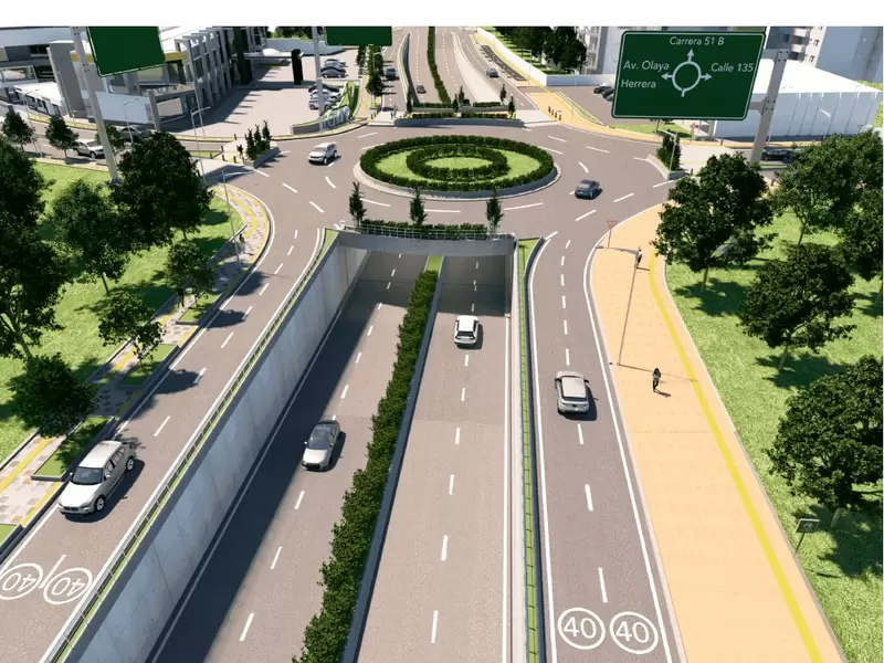 Obra de la Gran Vía estrenará los primeros dos carriles en diciembre Obra de la Gran Vía estrenará los primeros dos carriles en diciembre