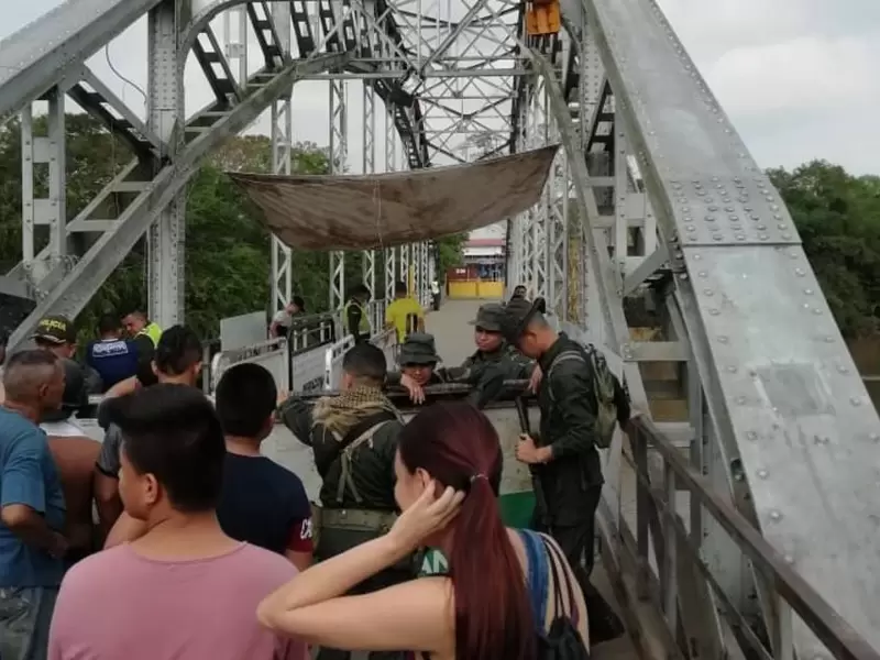 Puente la Unión zona de frontera
